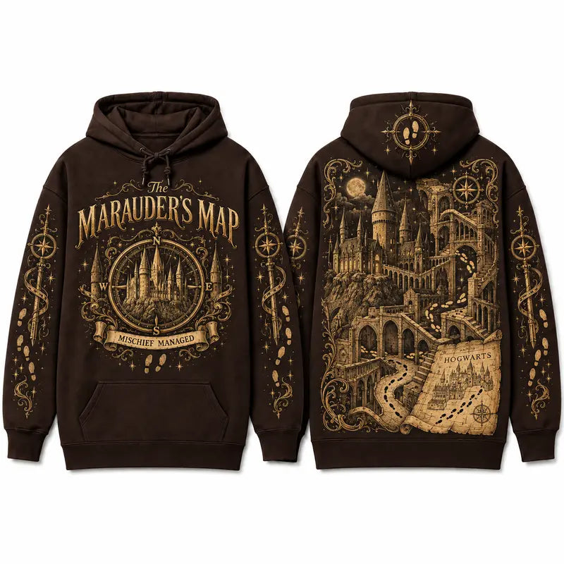 Harry Potter Hogwarts Graphic Pullover Hoodie