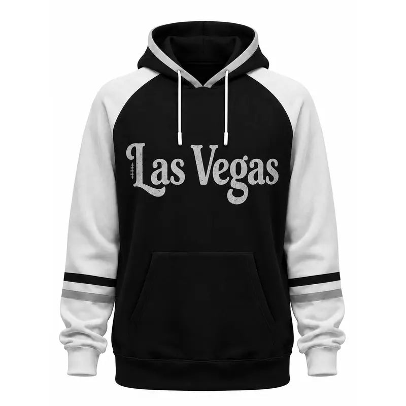 Vintage City Football Raglan Hoodie