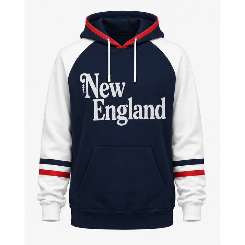 Vintage City Football Raglan Hoodie