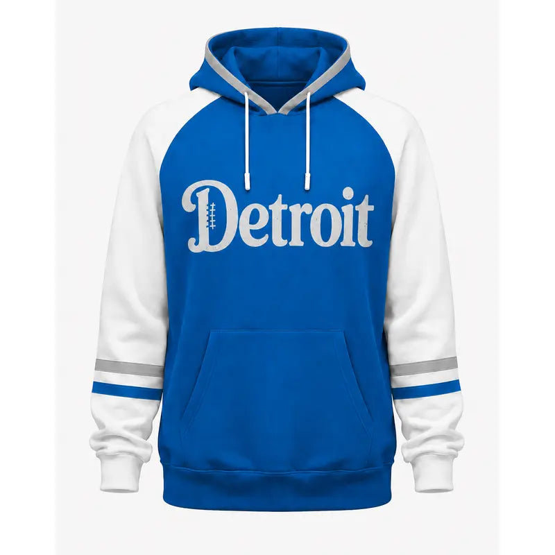 Vintage City Football Raglan Hoodie