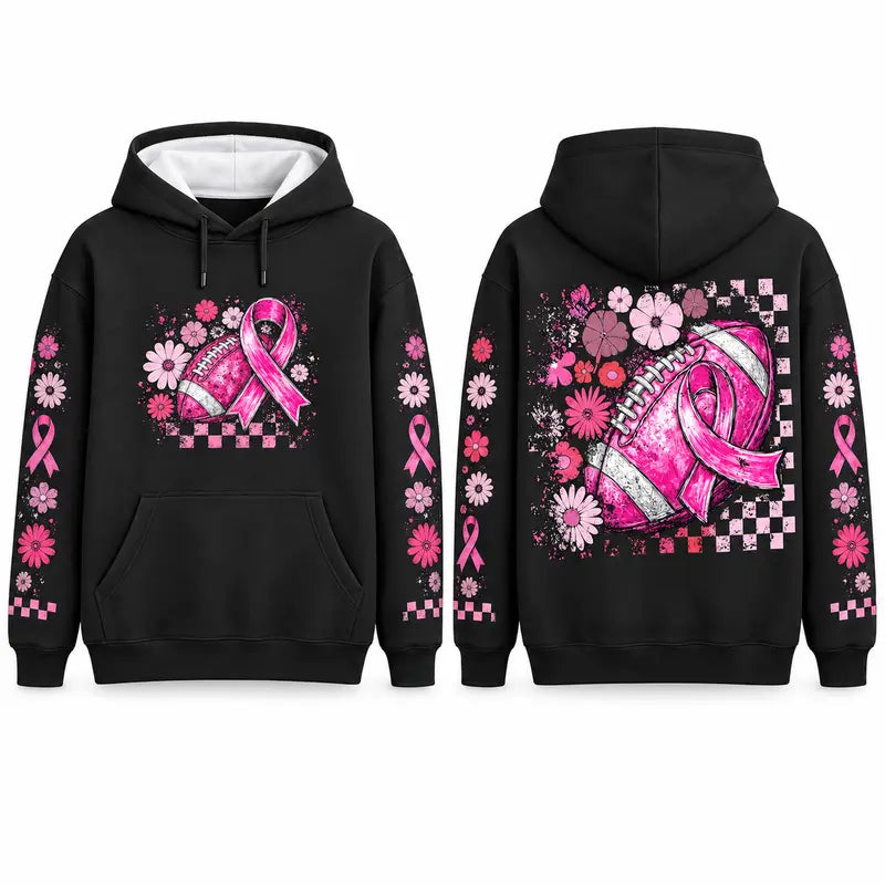 Pink Out Tackle Cancer Hoodie
