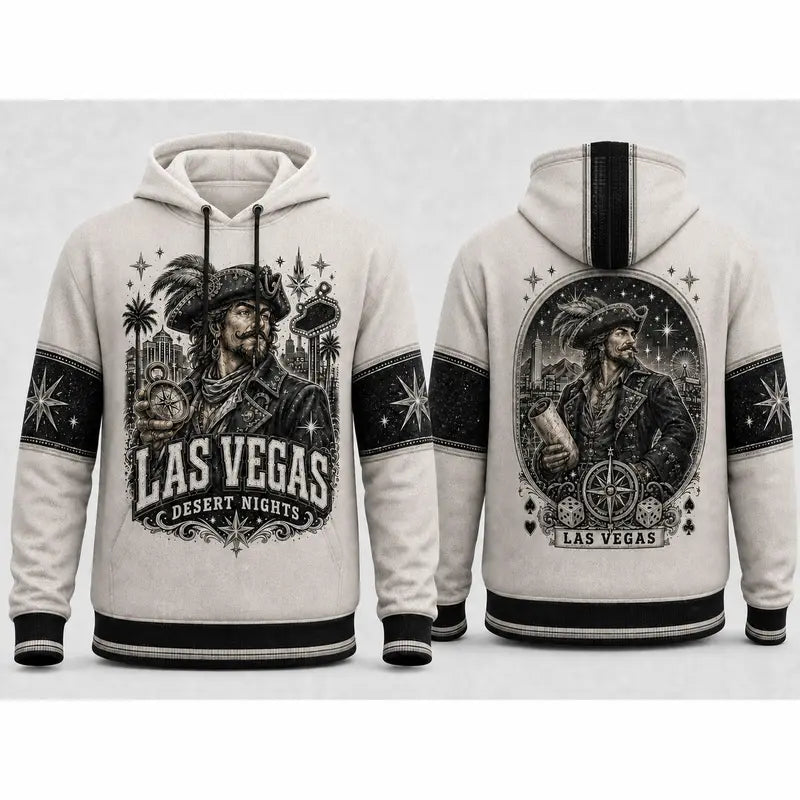 Vintage City Football Hoodie – Retro Game Day All-Over Print Pullover for Football Fans