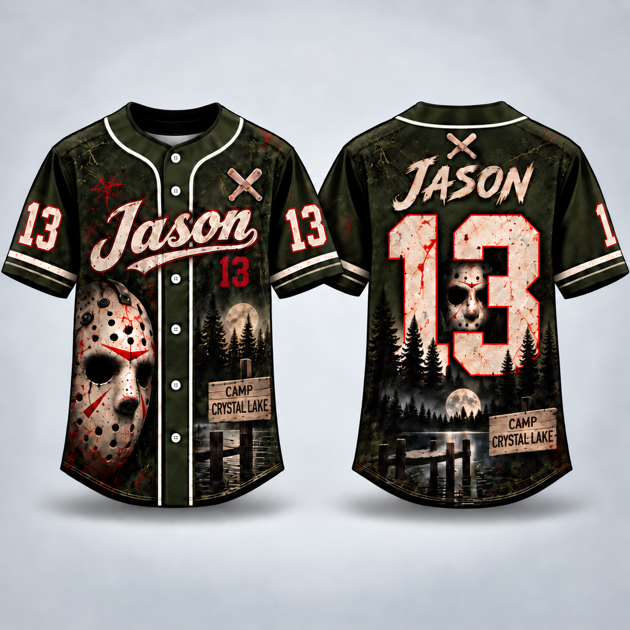 Horror Legends Baseball Jersey Collection