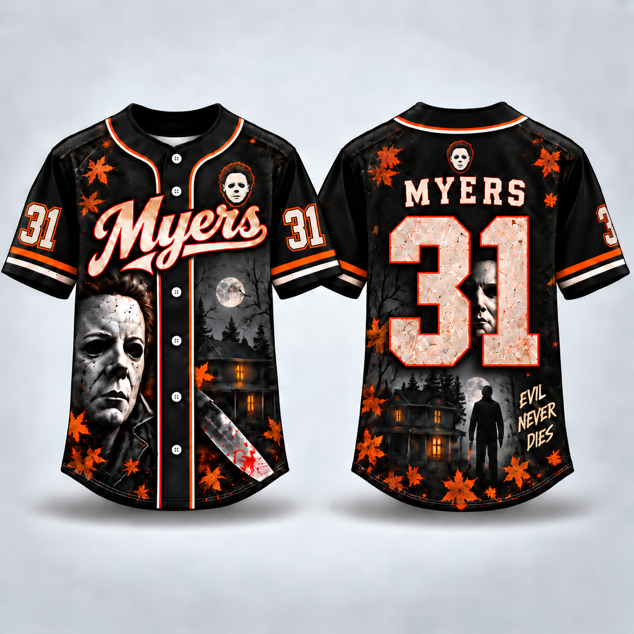 Horror Legends Baseball Jersey Collection