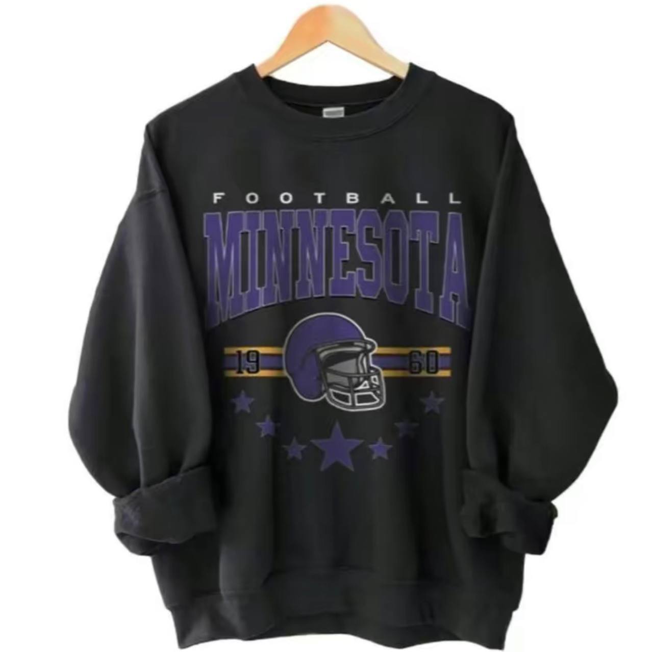Vintage 90s All Team Football Sweatshirt - Black, Retro 1960s Cowboy Game Day Crewneck, Unisex Pullover for Men and Women, Soft Cotton Blend Fan Gift, Classic Sportswear for Football Lovers - AL