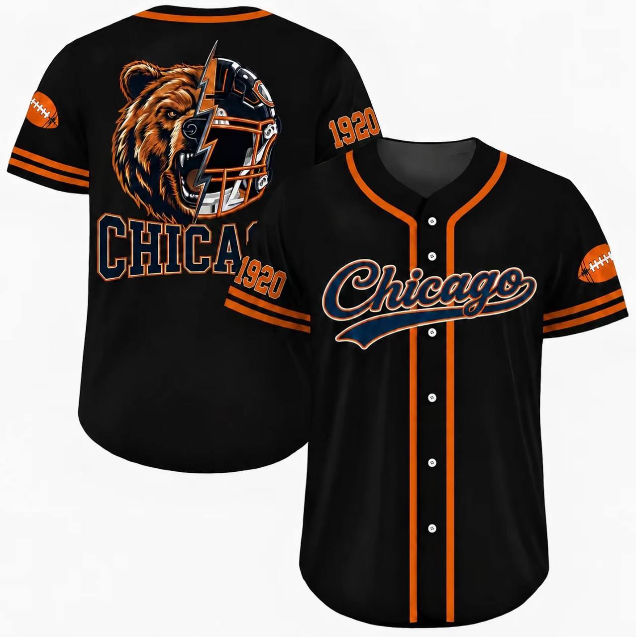 Football Team Baseball Jersey, Game Day Shirt for Football Lover