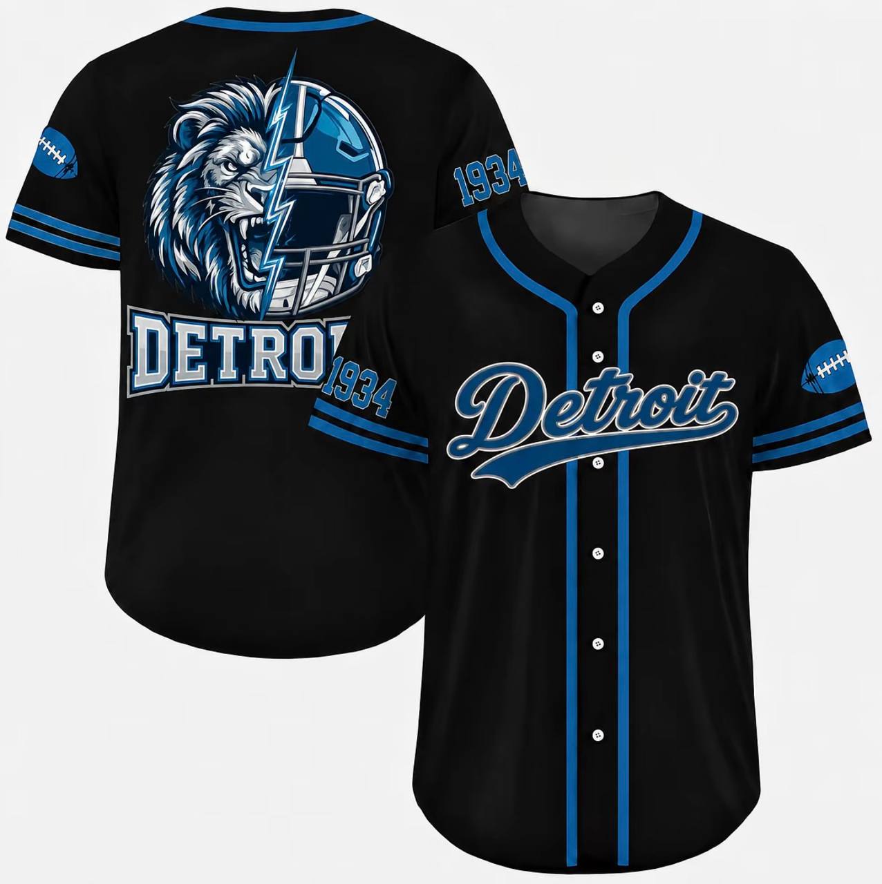 Football Team Baseball Jersey, Game Day Shirt for Football Lover