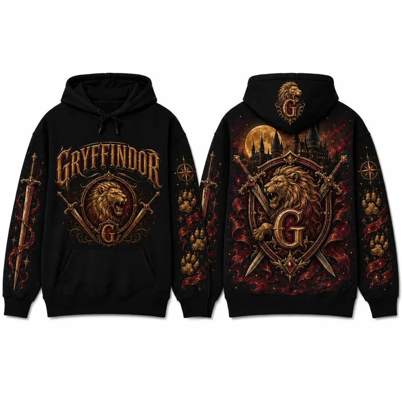 Harry Potter Hogwarts Graphic Pullover Hoodie