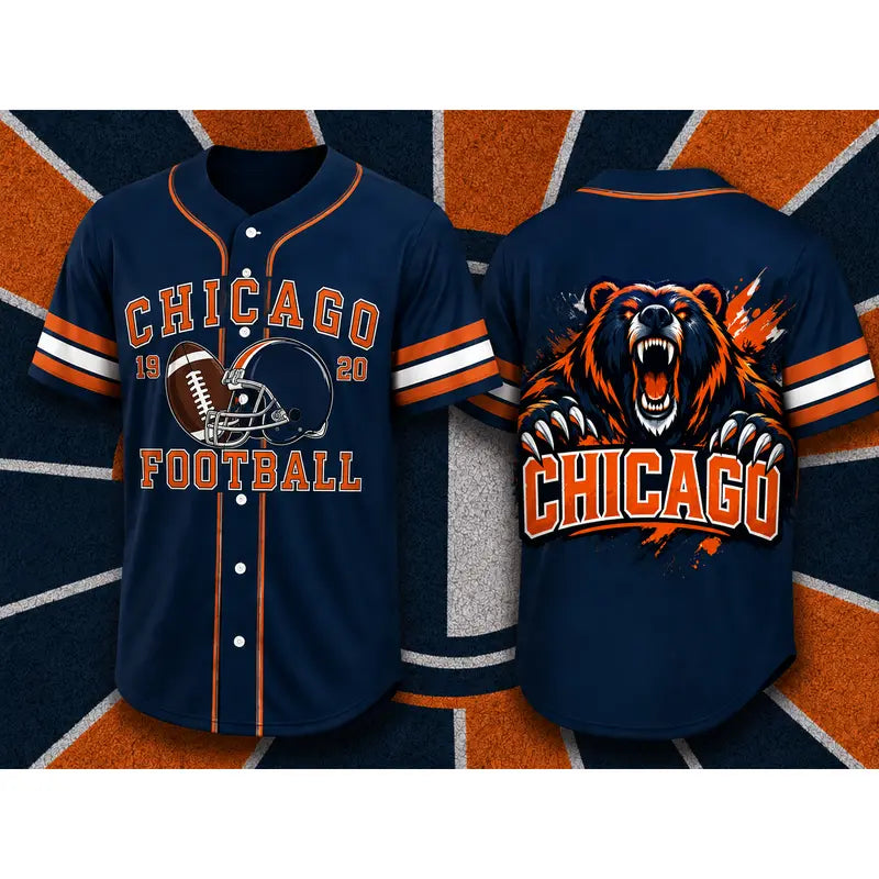 Football Game Day Baseball Jersey