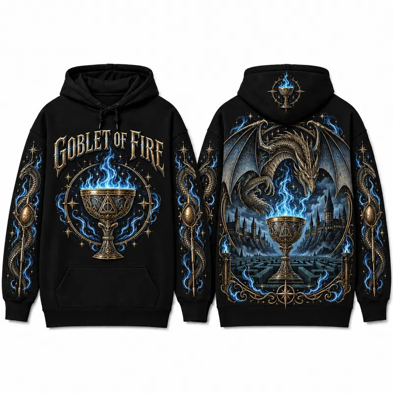 Harry Potter Hogwarts Graphic Pullover Hoodie