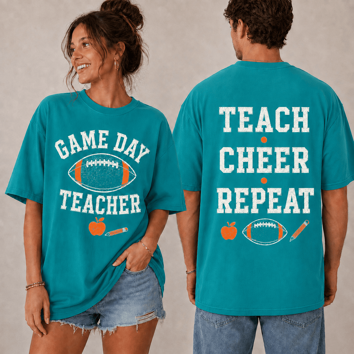 Game Day Teacher 3D T-Shirt