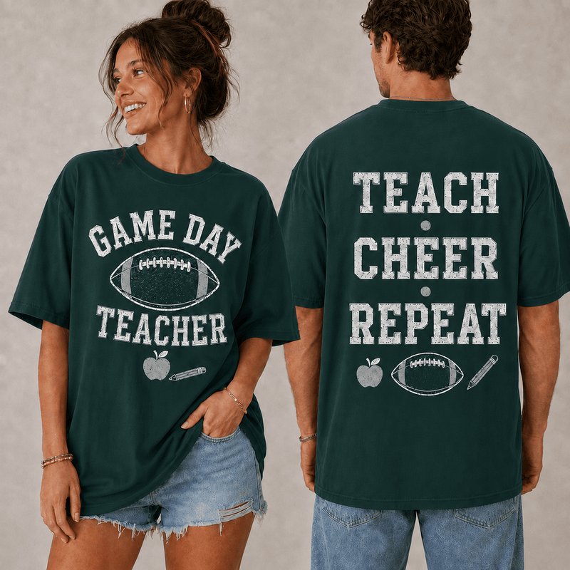 Game Day Teacher 3D T-Shirt