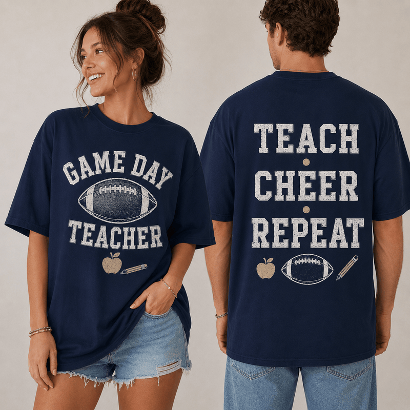 Game Day Teacher 3D T-Shirt
