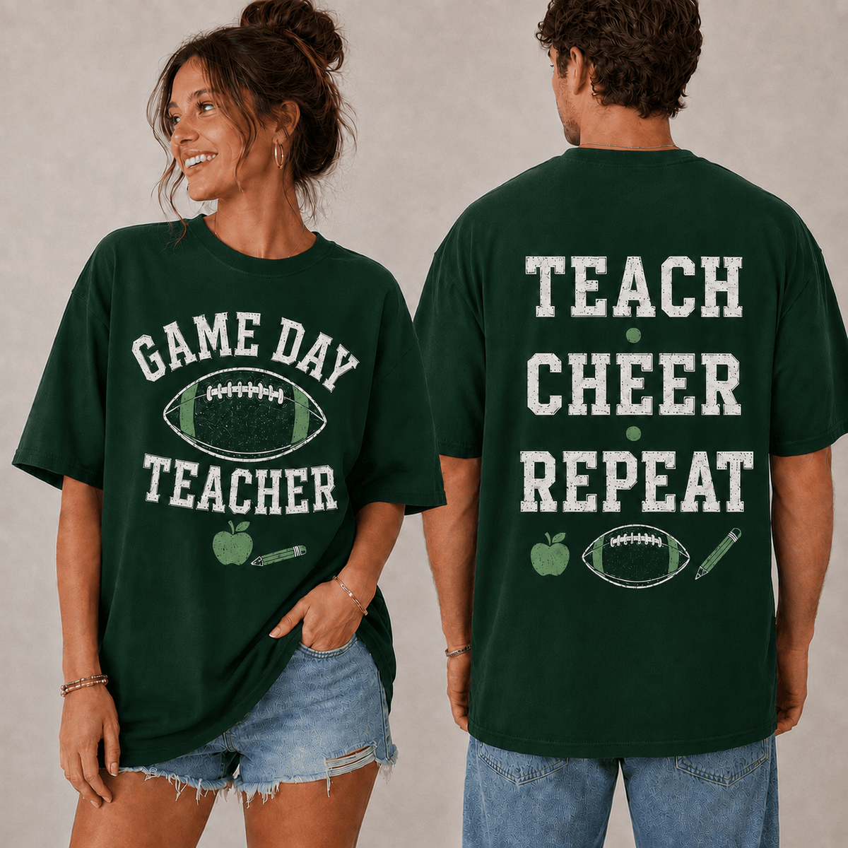 Game Day Teacher 3D T-Shirt