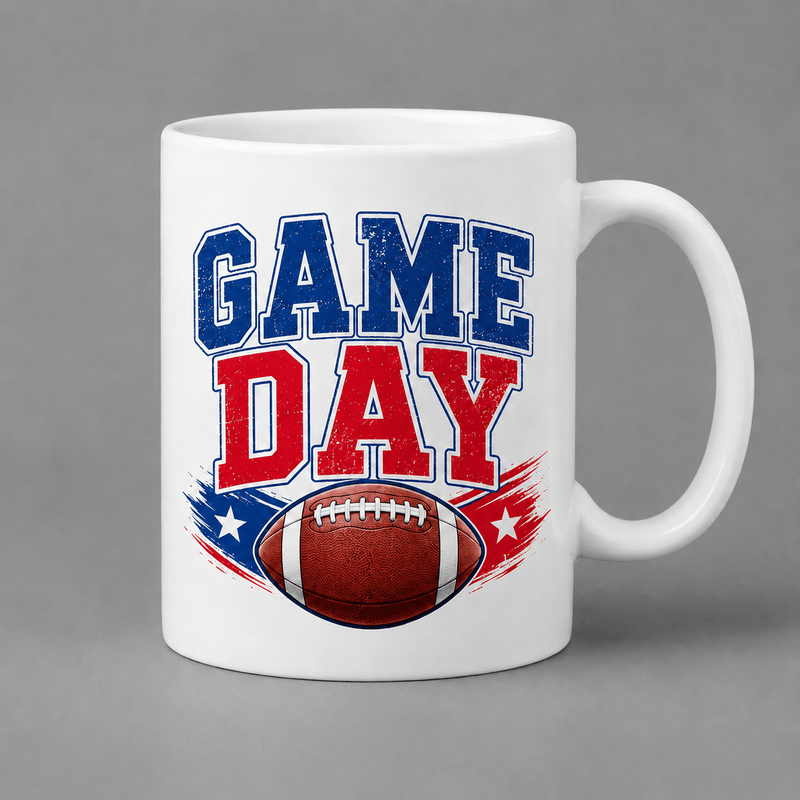 Premium Vintage Game Day Football Mug