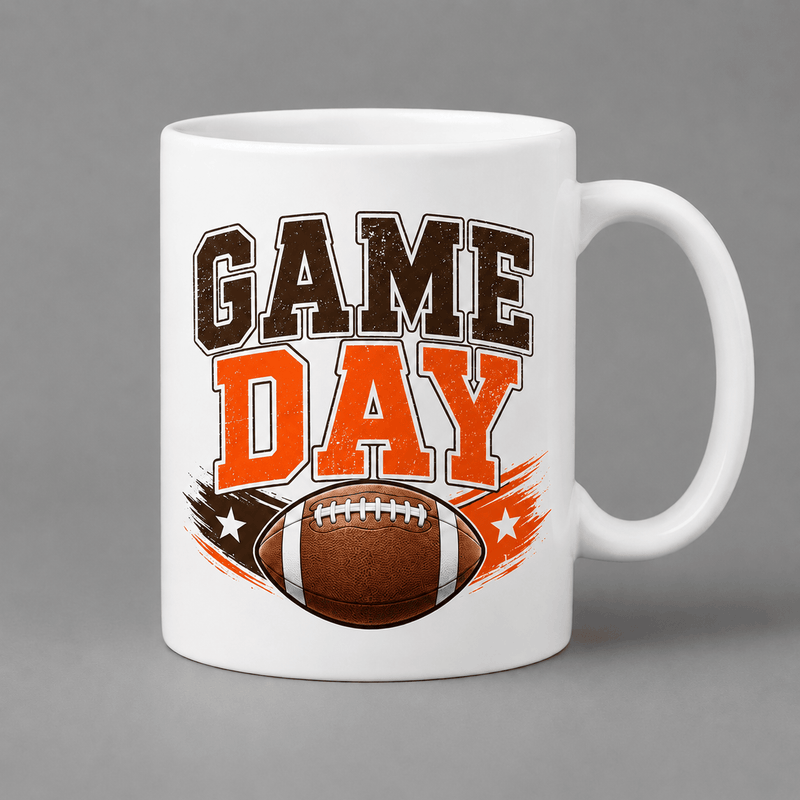 Premium Vintage Game Day Football Mug