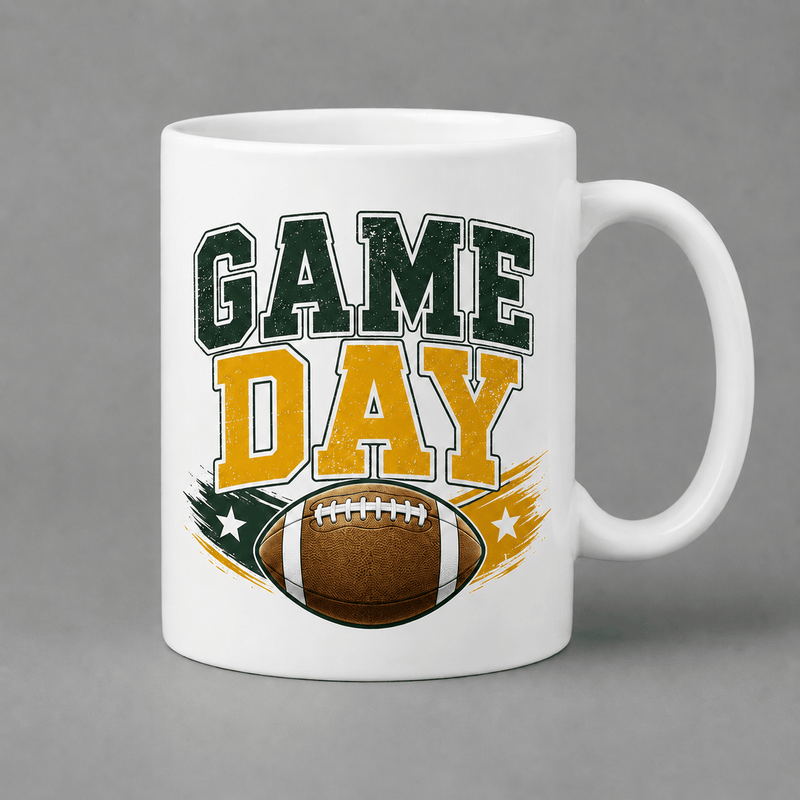 Premium Vintage Game Day Football Mug