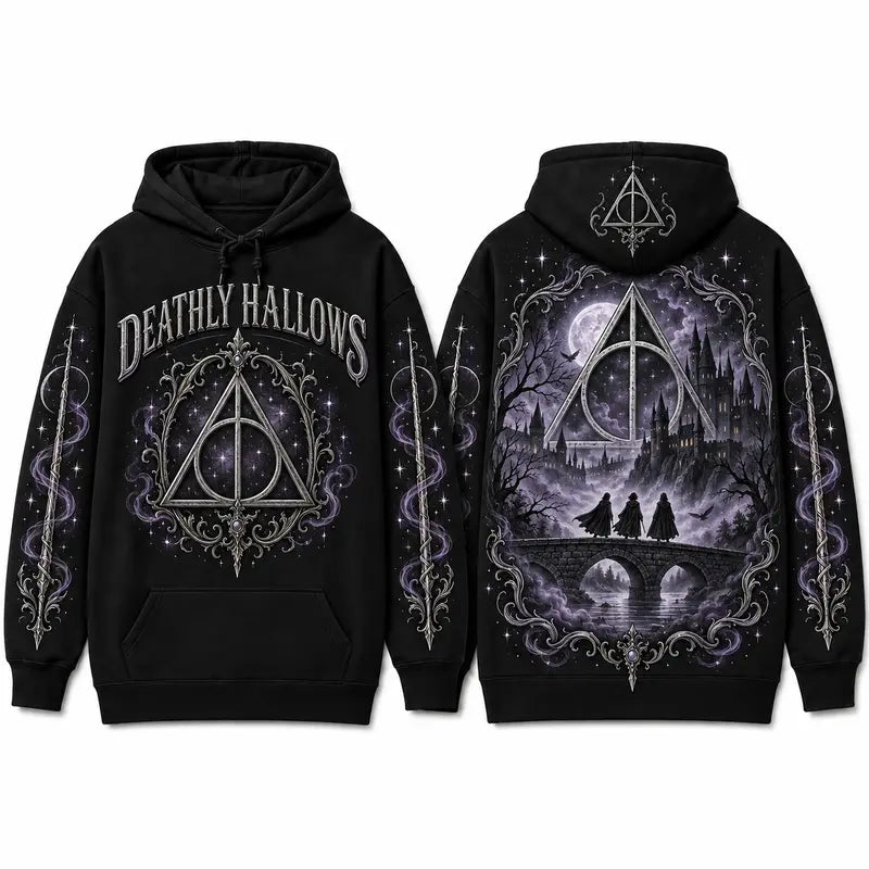 Harry Potter Hogwarts Graphic Pullover Hoodie