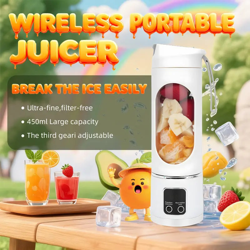 Portable USB Rechargeable Blender – Smoothie & Shake Maker