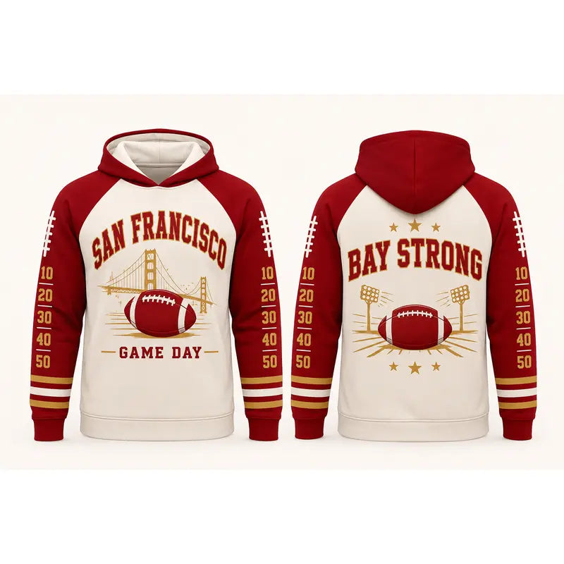 Football Game Day Hoodie Collection – Vintage City & Mascot Graphic Pullover for Football Fans
