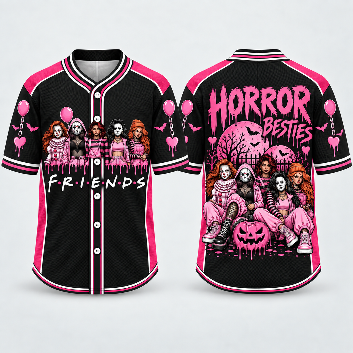 Pink Horror Jersey Collection – Spooky Style, Strong Spirit & October Support