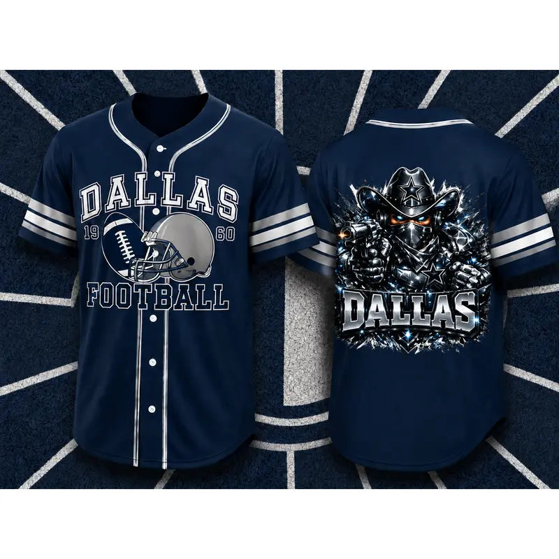 Football Game Day Baseball Jersey