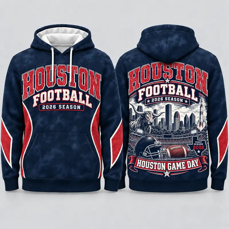 Game Day City Football Hoodie – Retro Helmet Graphic, 32 City Styles