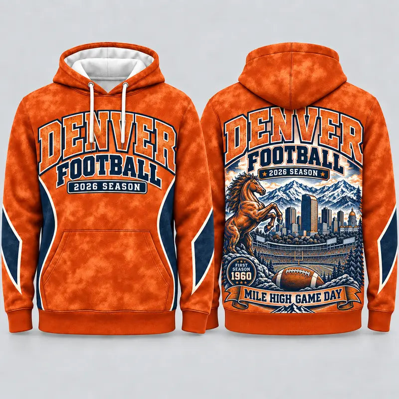 Game Day City Football Hoodie – Retro Helmet Graphic, 32 City Styles