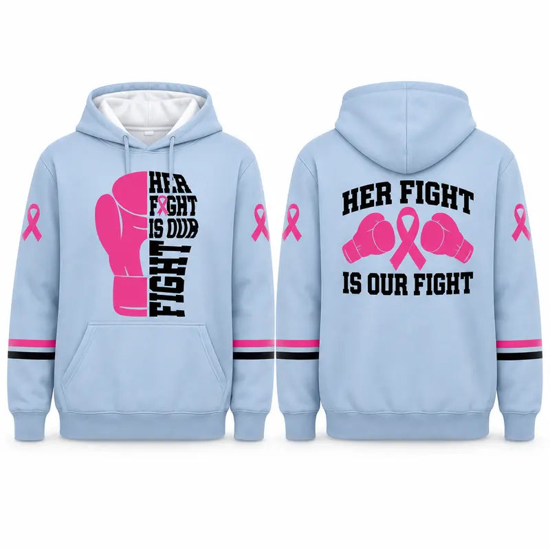 Together We Fight Breast Cancer Awareness Hoodie