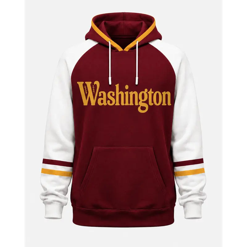 Vintage City Football Raglan Hoodie