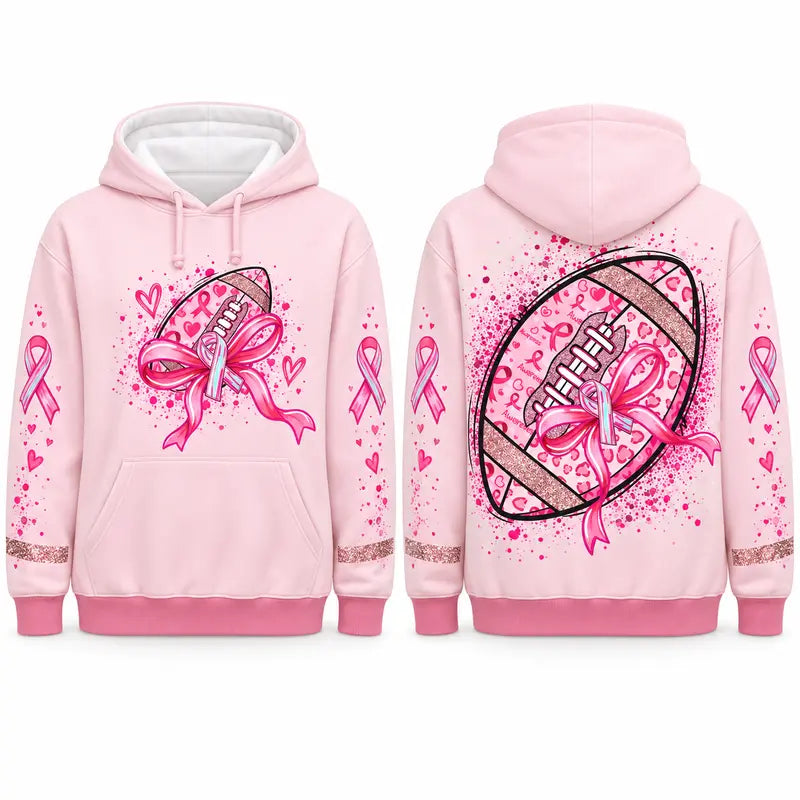 Pink Out Tackle Cancer Hoodie