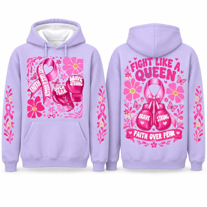 Together We Fight Breast Cancer Awareness Hoodie