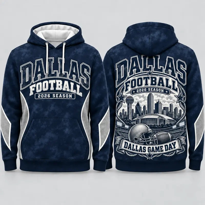 Game Day City Football Hoodie – Retro Helmet Graphic, 32 City Styles