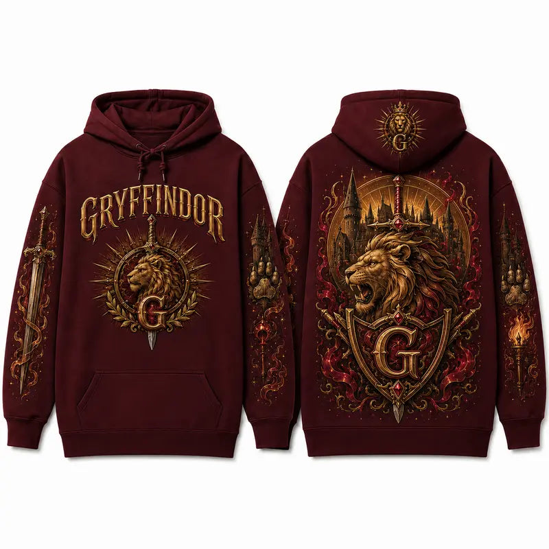 Harry Potter Hogwarts Graphic Pullover Hoodie
