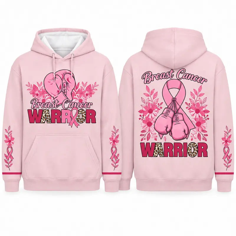 Together We Fight Breast Cancer Awareness Hoodie