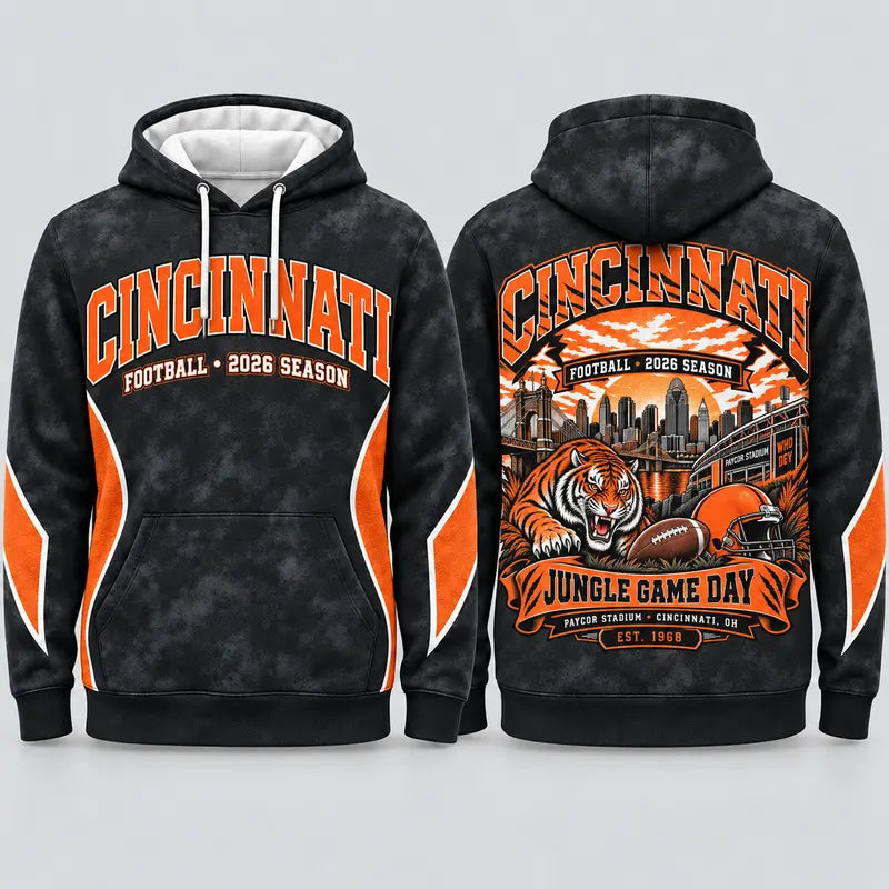 Game Day City Football Hoodie – Retro Helmet Graphic, 32 City Styles