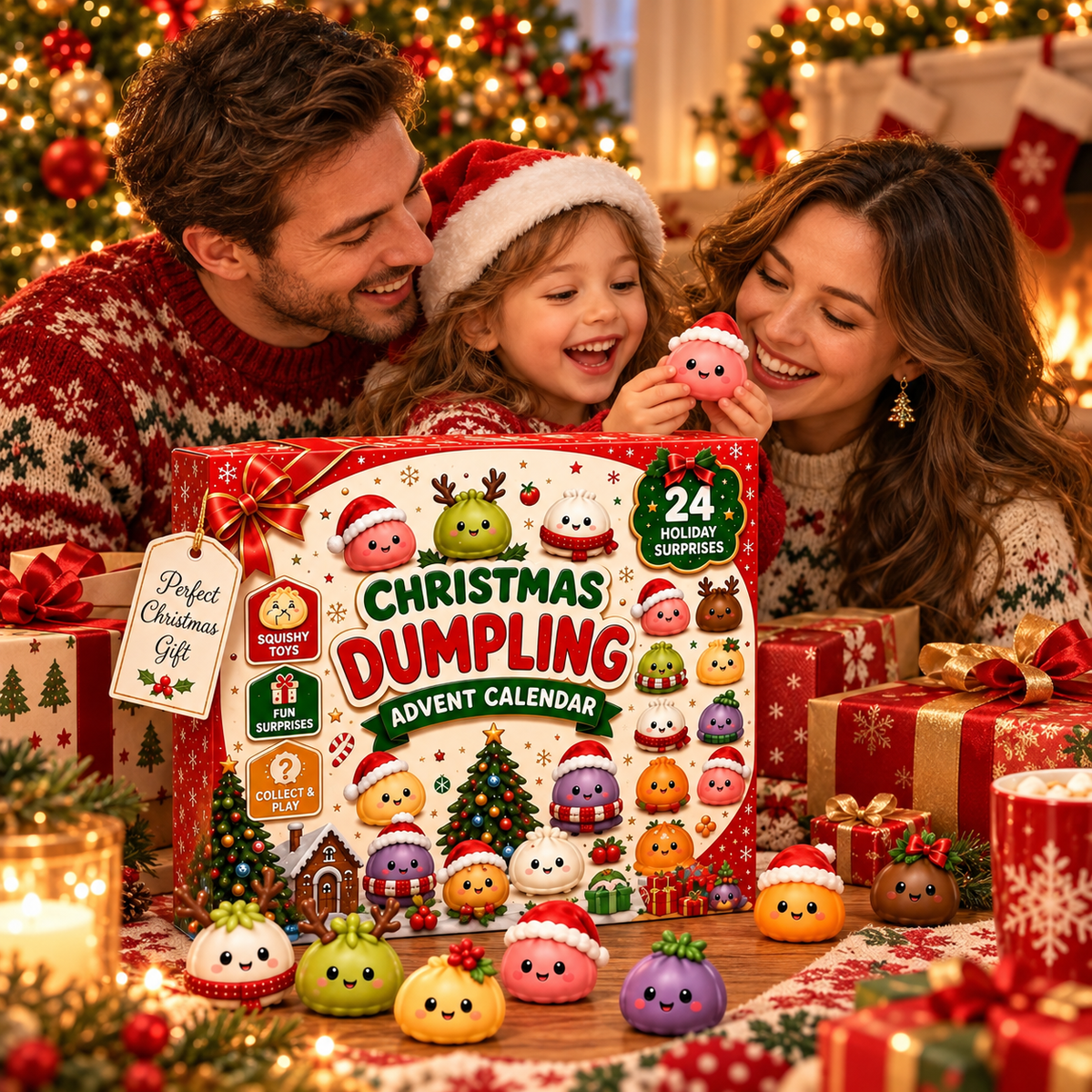 Twenty Four Days Of Squishy - Dumpling Advent Calendar
