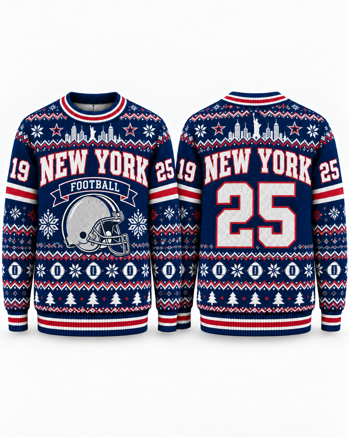 Football Team Football Ugly Sweater, Game Day Ugly Sweater For Football Lover