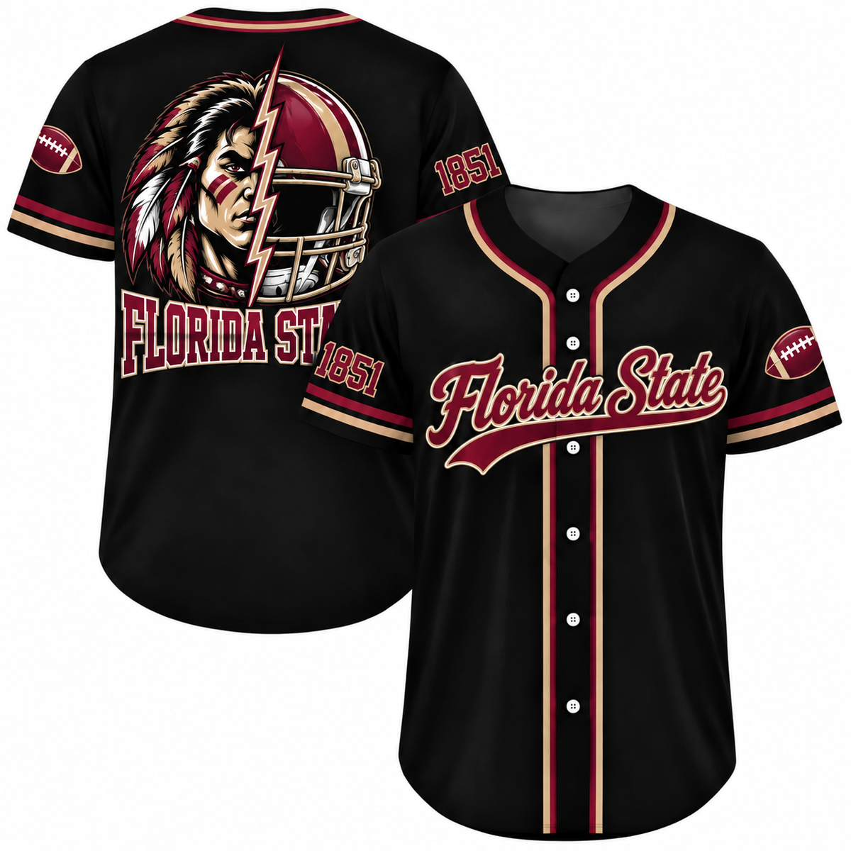 Vintage College Football City Jersey – Game Day Fan Baseball Shirt