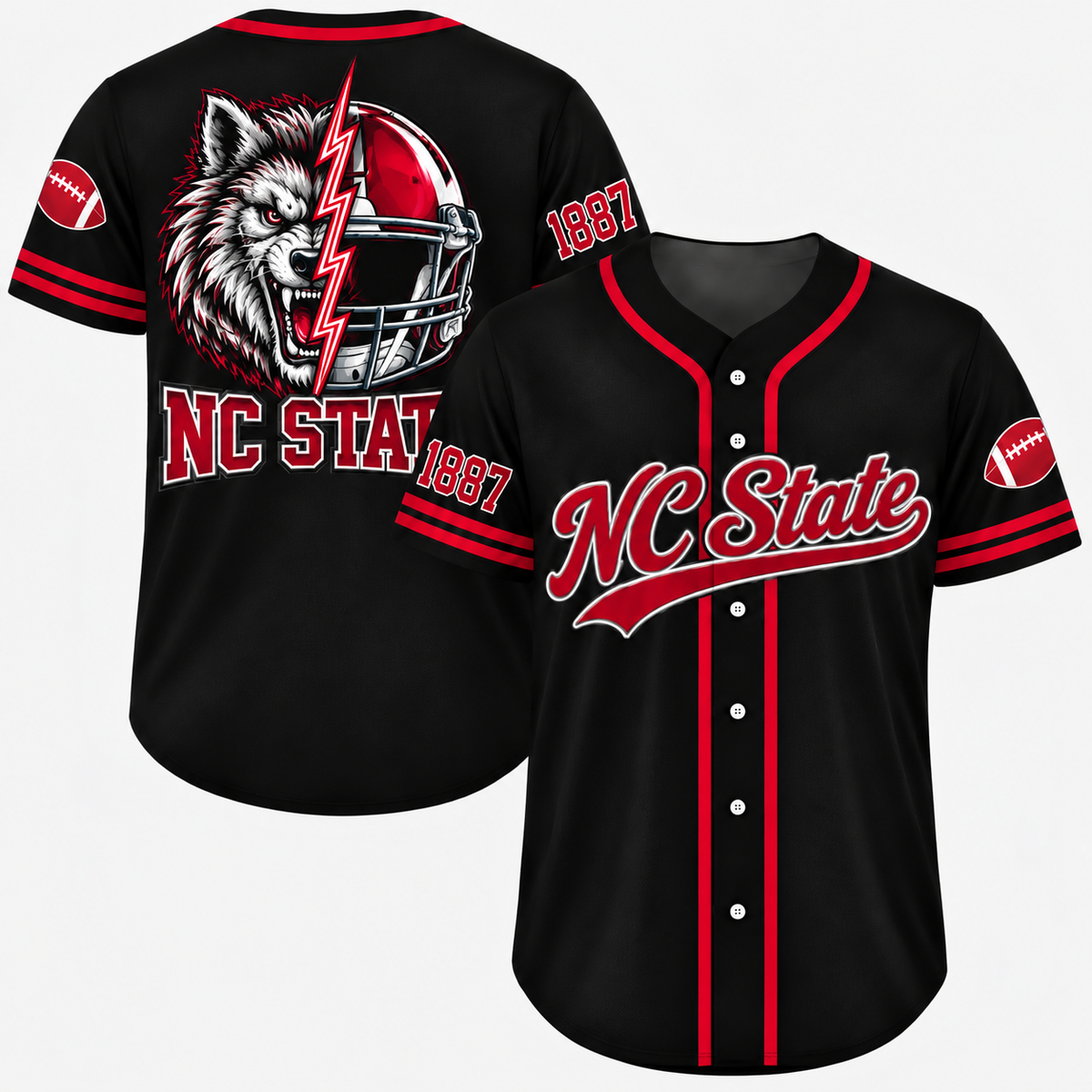 Vintage College Football City Jersey – Game Day Fan Baseball Shirt