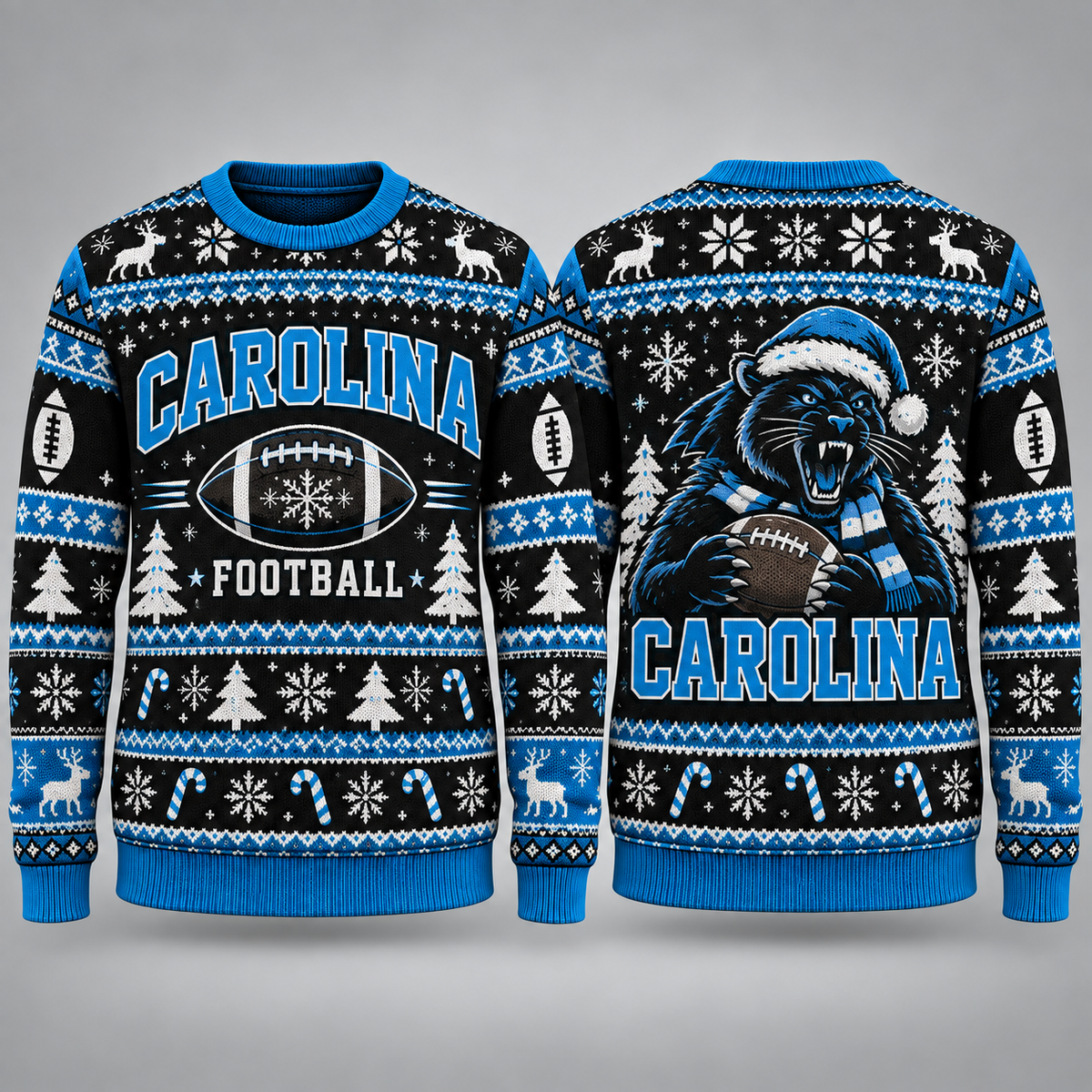 Vintage City Football Ugly Sweater – Christmas Sports Fan Gift