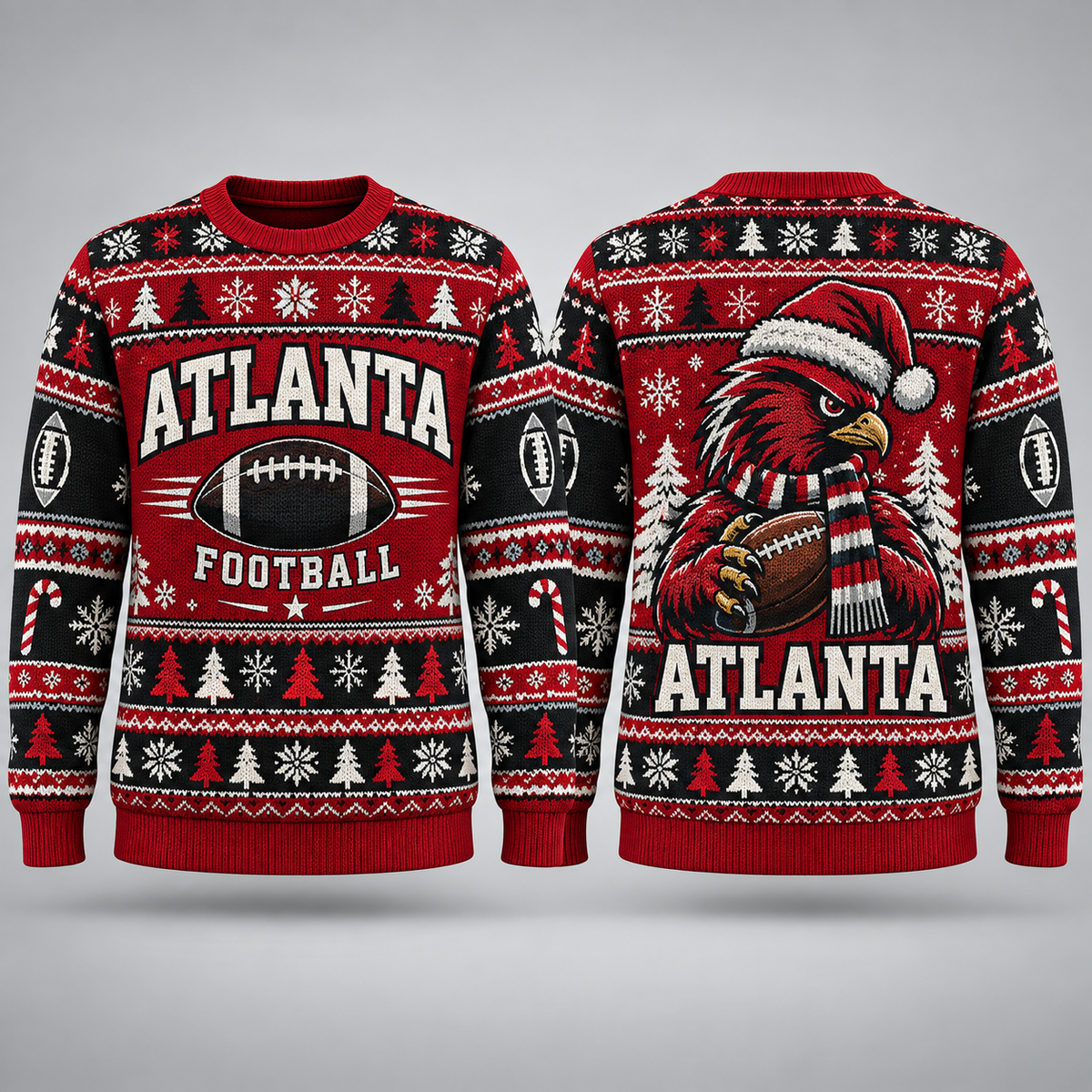 Vintage City Football Ugly Sweater – Christmas Sports Fan Gift