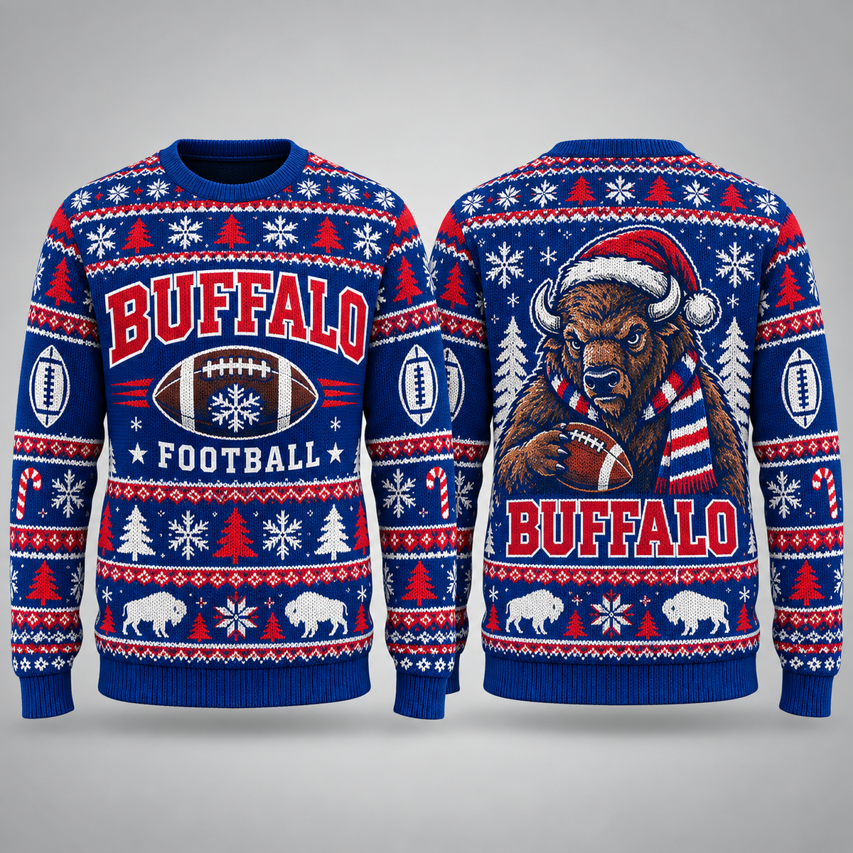 Vintage City Football Ugly Sweater – Christmas Sports Fan Gift