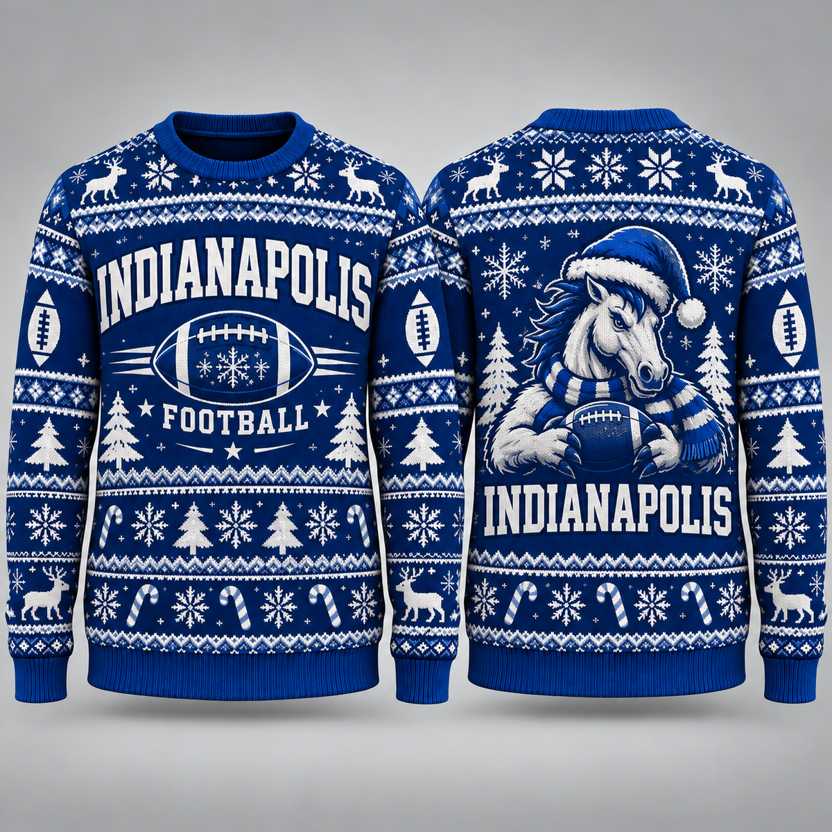 Vintage City Football Ugly Sweater – Christmas Sports Fan Gift