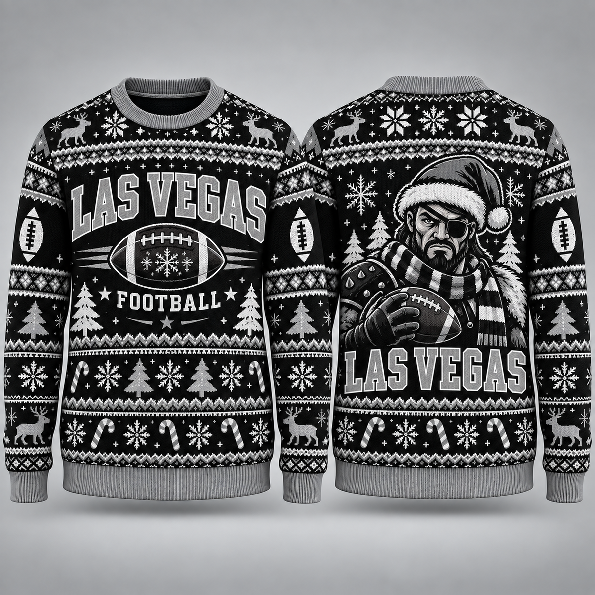 Vintage City Football Ugly Sweater – Christmas Sports Fan Gift