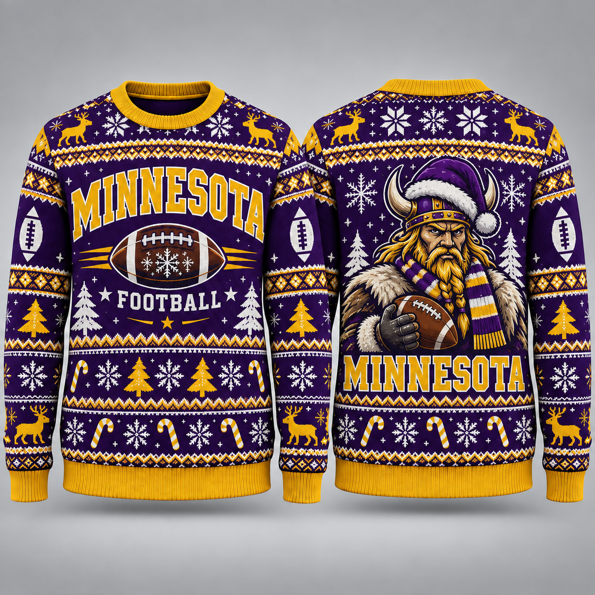 Vintage City Football Ugly Sweater – Christmas Sports Fan Gift