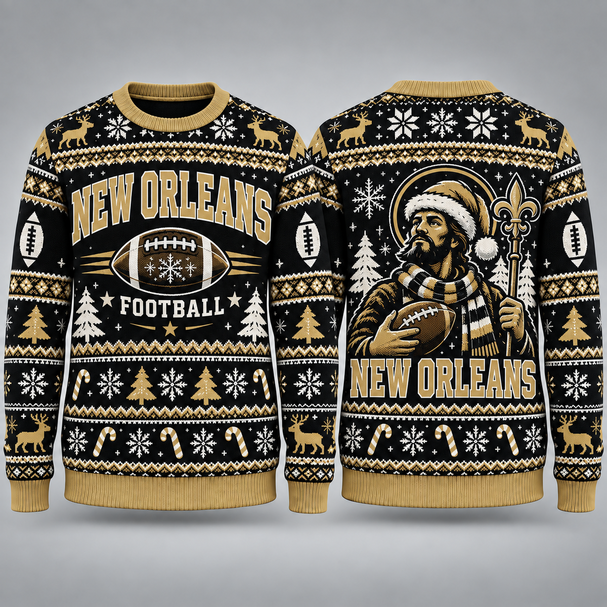 Vintage City Football Ugly Sweater – Christmas Sports Fan Gift