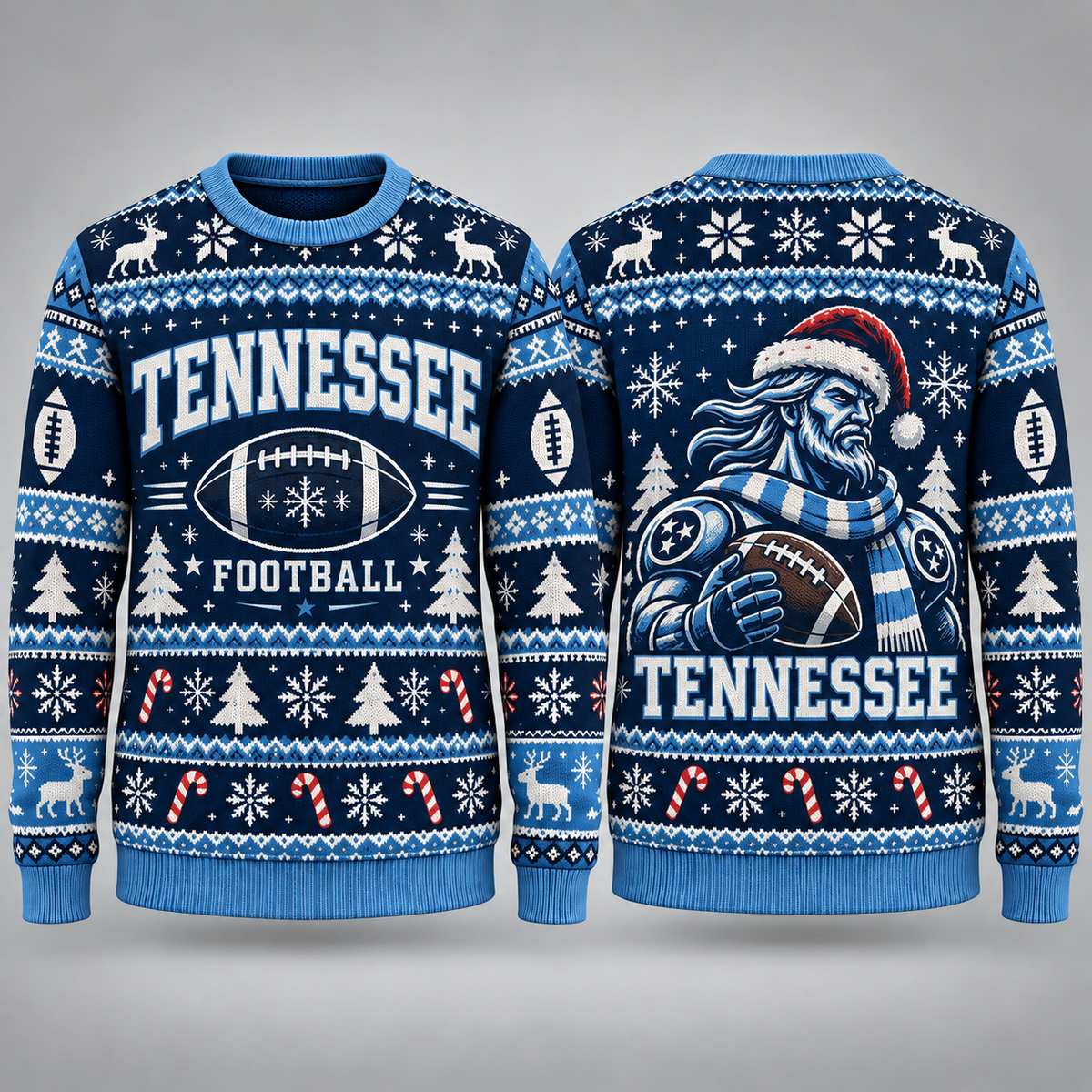 Vintage City Football Ugly Sweater – Christmas Sports Fan Gift