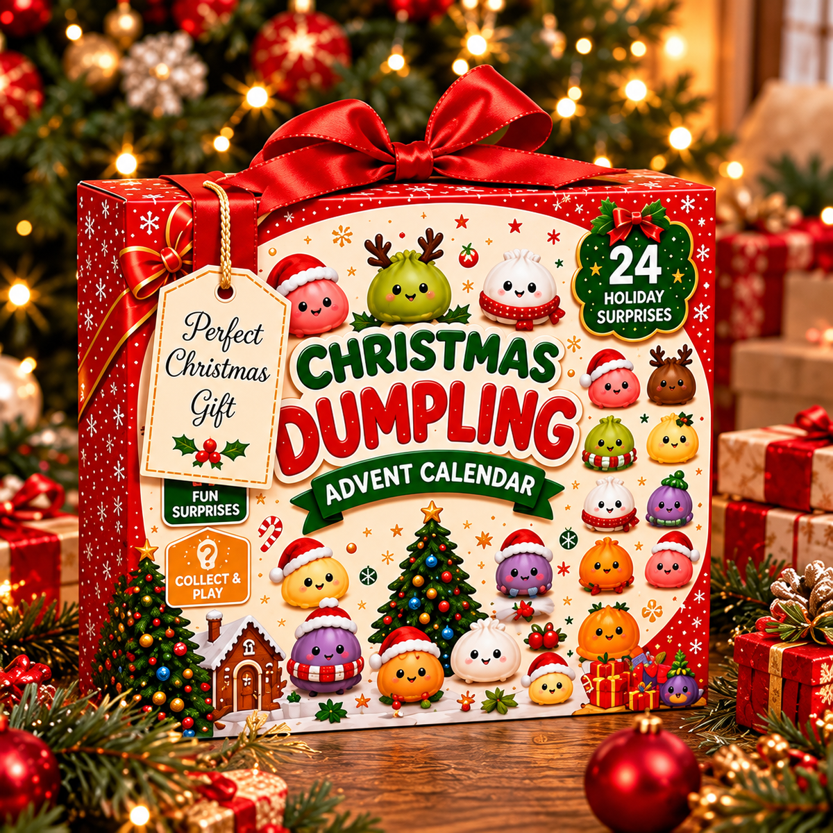 Twenty Four Days Of Squishy - Dumpling Advent Calendar