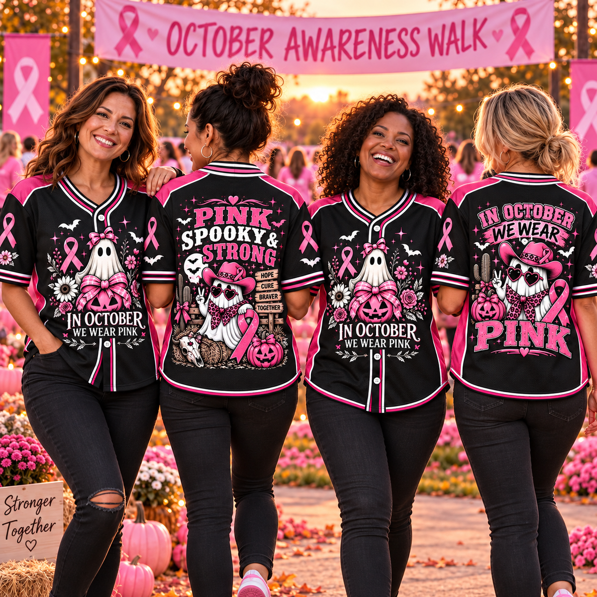 Pink Horror Jersey Collection – Spooky Style, Strong Spirit & October Support